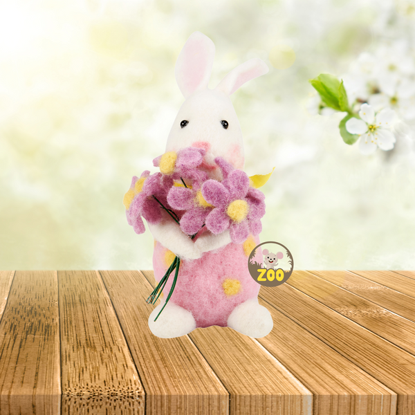 Bunny With Bouquet