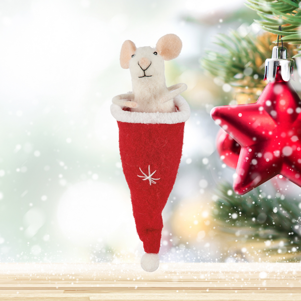 Santa Hat Mouse